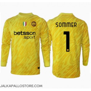 Inter Milan Yann Sommer #1 Maalivahti Vieraspaita 2024-25 Pitkähihainen